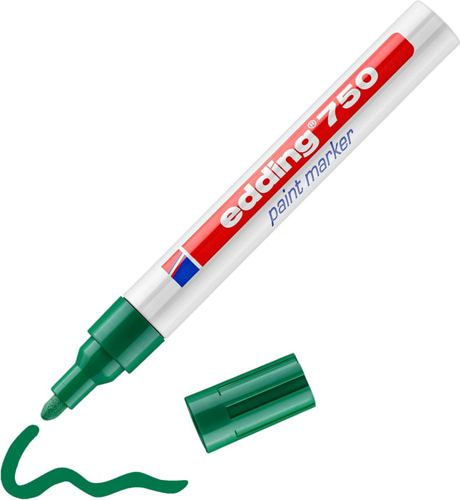 Edding 750 Paint Marker Round Tip 4 mm Green