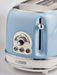 Ariete Toaster 2 Slices Stainless Steel Vintage 810W Blue