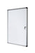 Bi-Office Enclore Indoor Lockable Notice Board Magnetic 6 x A4 Wall Mounted Lacquered Steel 72 (W) x 67.4 (H) cm White