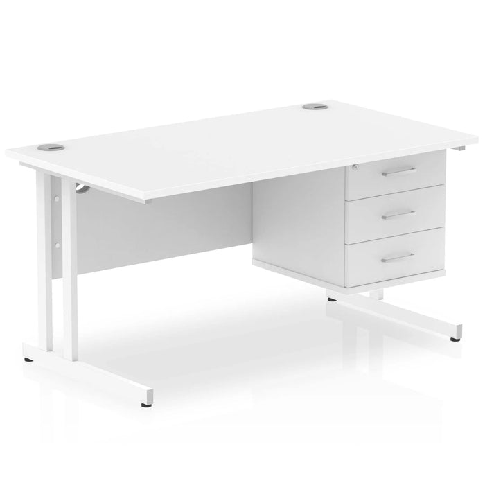 Dynamic Desk Impulse MI002218 White 1400 mm (W) x 800 mm (D) x 730 mm (H)