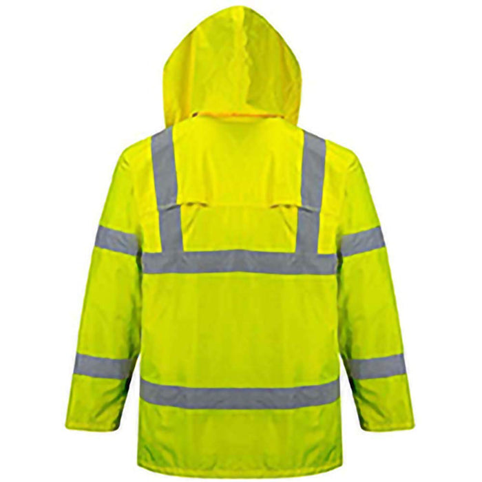 Yellow Hi Vis Rain Jacket Small