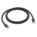 Apple Thunderbolt 4 Pro - Thunderbolt cable - 24 pin USB-C (M) to 24 pin USB-C (M) - USB 3.2 / USB4 / Thunderbolt 3 / Thunderbolt 4 / DisplayPort - 1 m - Daisy chain support - black