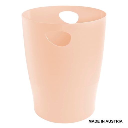 Exacompta Aquarel Waste Bin 45361D PP (Polypropylene) Pastel Coral 263 x 335 x 335 mm