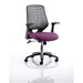 Dynamic Tilt & Lock Task Operator Chair Without Arms Relay Silver Back, Tansy Purple Seat Without Headrest Medium Back