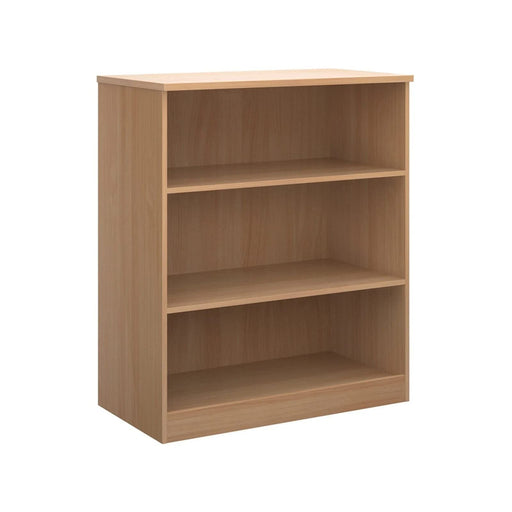 Dams International Bookcase with 1 Shelf Deluxe 1020 x 550 x 725 mm Beech