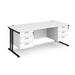 Dams International Desk MC18P33KWH 1,800 x 800 x 725 x 800 - 990 mm