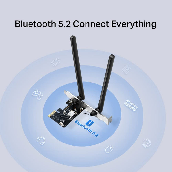 TP-Link AX3000 WiFi 6 Bluetooth PCIe Adapter