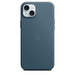 Apple - Back cover for mobile phone - MagSafe compatibility - microtwill - pacific blue - for iPhone 15 Plus