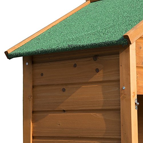 OutSunny Garden Storage Shed Brown 1880 x 840 x 510 mm