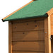 OutSunny Garden Storage Shed Brown 1880 x 840 x 510 mm