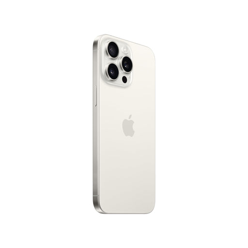Apple iPhone 15 Pro Max - 5G smartphone - dual-SIM / Internal Memory 1 TB - OLED display - 6.7" - 2796 x 1290 pixels (120 Hz) - 3x rear cameras 48 MP, 12 MP, 12 MP - front camera 12 MP - white titanium