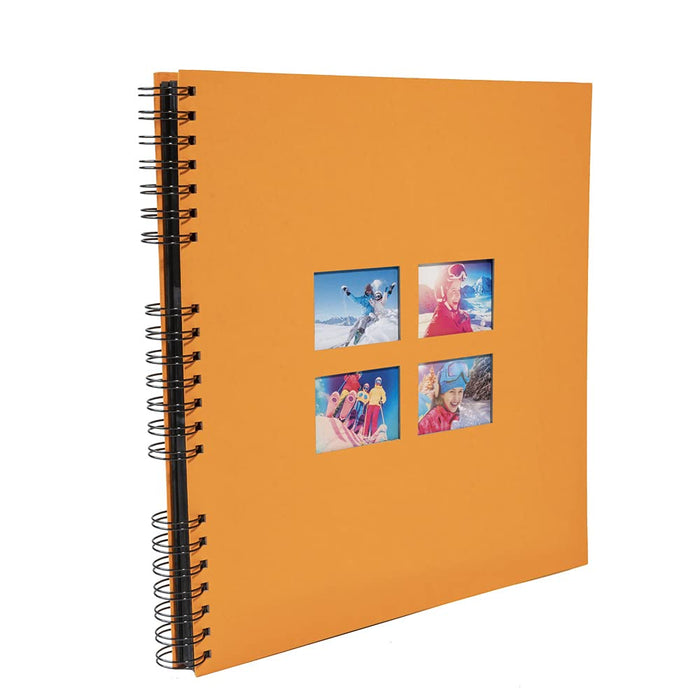 Exacompta Milano Photo Album Spiral Hardback Paper 33 x 35 x 3.3 cm Orange