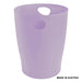 Exacompta Aquarel Waste Bin 45364D PP (Polypropylene) Pastel Mauve 263 x 335 x 335 mm