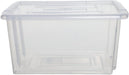 Whitefurze Stack&Store Storage Box 5 L Mini Without Lid Transparent 29 x 20 x 15 cm