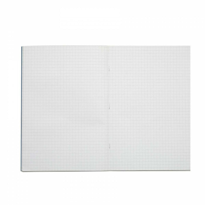 Rhino 13 x 9 A4+ Oversized Exercise Book 40 Page 7mm Squared Light Blue (Pack 100) - VDU024-360-4