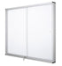 Bi-Office Exhibit Indoor Lockable Notice Board Magnetic 27 x A4 Wall Mounted 202.6 (W) x 96.7 (H) cm White