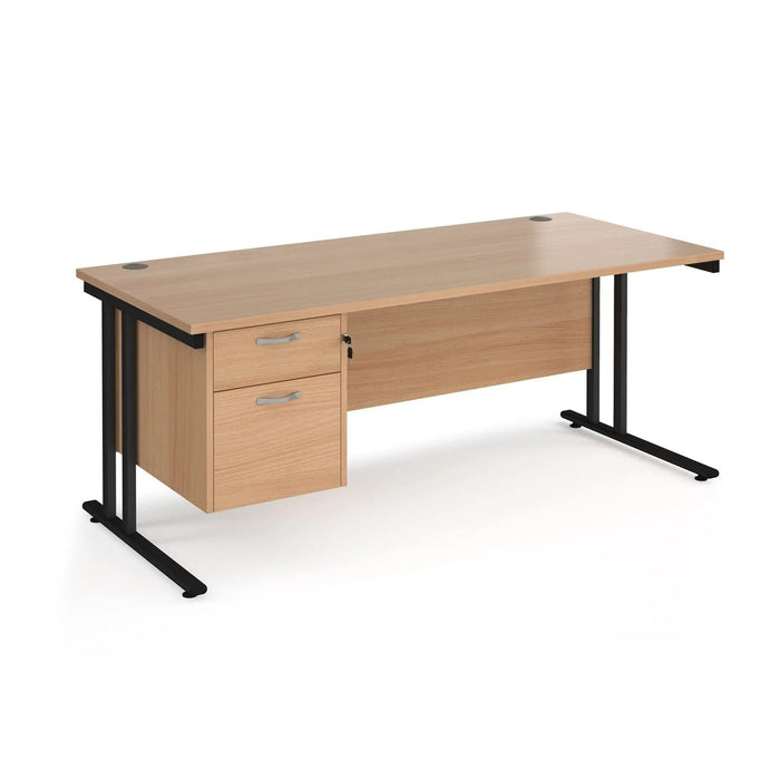 Dams International Desk MC18P2WHGO 1,800 x 800 x 725 mm