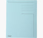 Exacompta Forever Square Cut Folder A4 Blue Manila Recycled 100% 280 gsm Pack of 100