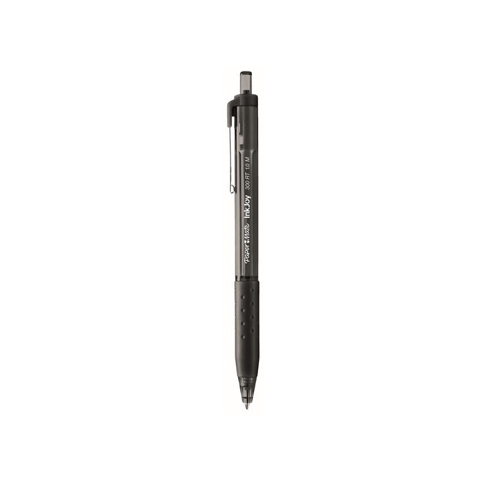 Papermate InkJoy 300 RT Ballpoint Pen Black Medium 0.3 mm Pack of 2