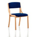 Dynamic Visitor Chair Madrid Seat Stevia Blue Without Arms Fabric