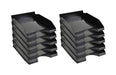 Exacompta Letter Tray 123014D EcoTray Black Pack of 10