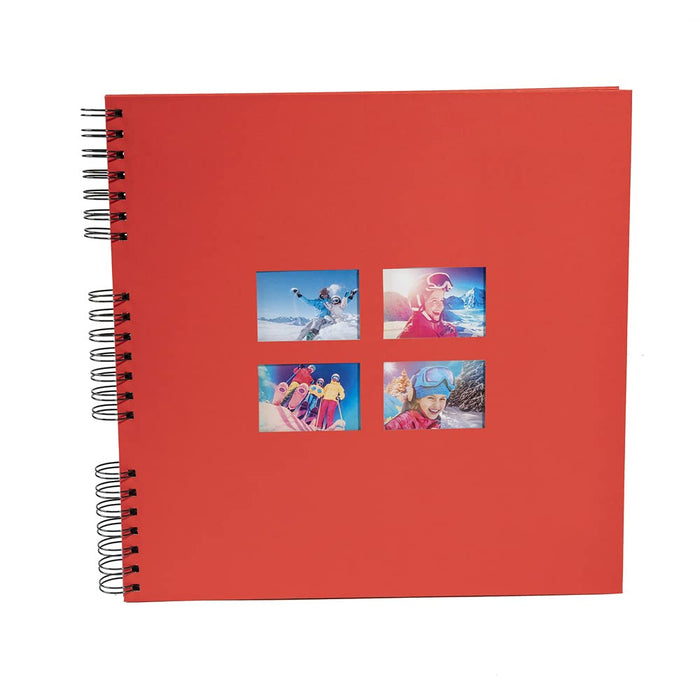 Exacompta Milano Photo Album Spiral Hardback Paper 33 x 35 x 3.3 cm Red