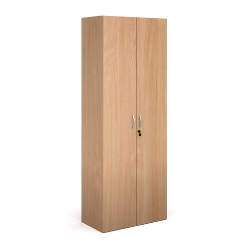 Dams International Cupboard Lockable Melamine Contract 25 756 x 408 x 1230mm Beech