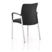 Dynamic Visitor Chair Academy Seat Myrrh Green Seat Black Back Without Arms Fabric