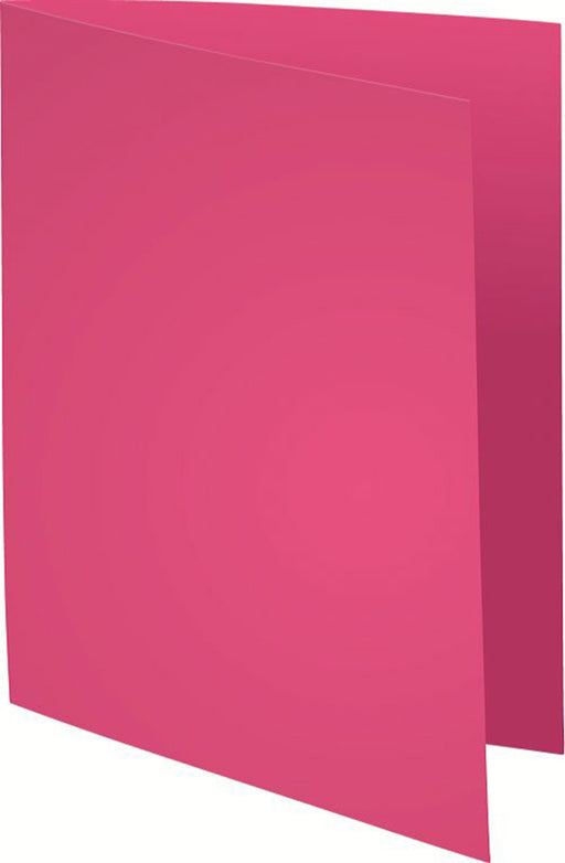 Exacompta Rock''s Square Cut Folder A4 Pink Cardboard 210 gsm Pack of 100