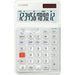 Casio Desktop Calculator JE-12E-WE 12 Digit Display White