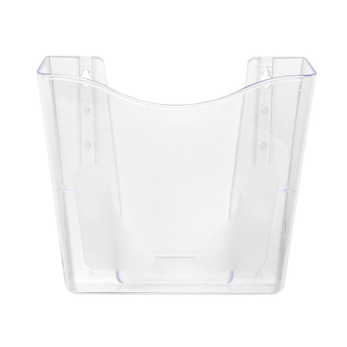 Deflecto Crystal Portrait A4 Wall Mounted Document Holder With Hanging Bracket (Pack 3) - CP081YTCRY