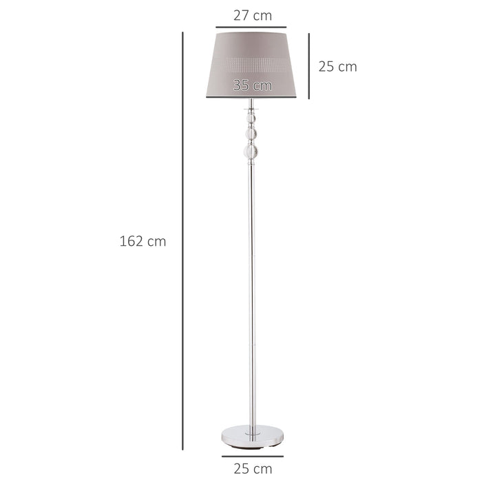 HOMCOM Floor Lamp B31-369 Grey, Silver