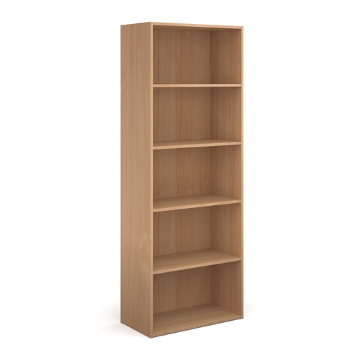 Dams International Bookcase with 4 Shelves Contract 25 756 x 408 x 2030 mm Beech