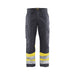 BLÅKLÄDER Trousers 15641811 Cotton, PL (Polyester) Mid Grey, Yellow Size 34R