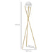 HOMCOM Floor Lamp B31-408V70WT Gold Tone