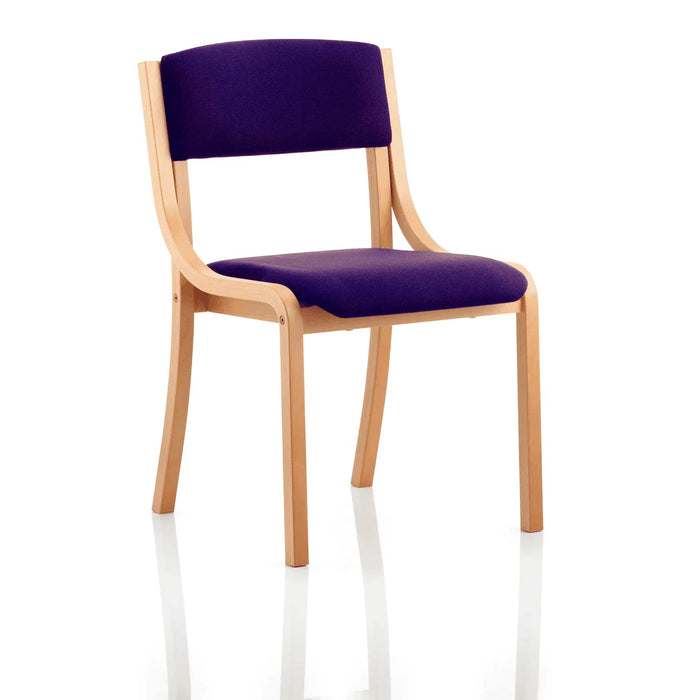 Dynamic Visitor Chair Madrid Seat Without Arms Fabric Tansy Purple