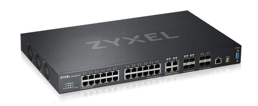 Zyxel XGS4600-32 - Switch - L3 - Managed - 24 x 10/100/1000 + 4 x combo Gigabit SFP + 4 x 10 Gigabit SFP+ - rack-mountable