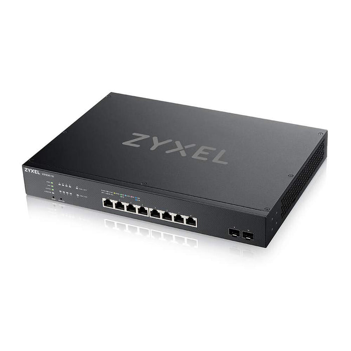 Zyxel XS1930-10 - Switch - smart - 8 x 100/1000/2.5G/5G/10GBase-T + 2 x 10 Gigabit SFP+ - rack-mountable