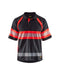 BLÅKLÄDER Polo Shirt 33381051 PL (Polyester) Black, Red Size 4XL