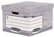 Bankers Box System Archive Boxes Grey 285(H) x 333(W) x 390(D) mm Pack of 10