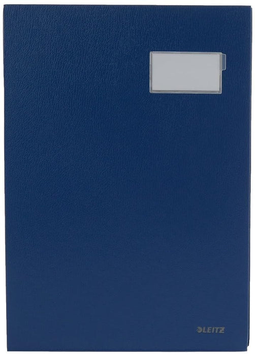 Esselte Signature Book Hardboard PP Foil Blue