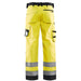 BLÅKLÄDER Trousers 15661811 Cotton, PL (Polyester) Yellow, Black Size 42R