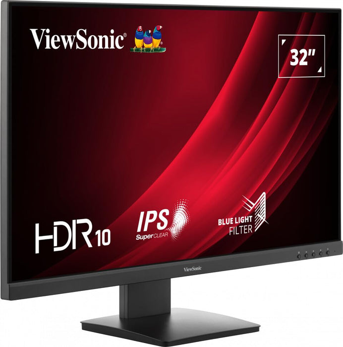 ViewSonic VG3209-4K - LED monitor - 32" (31.5" viewable) - 3840 x 2160 4K @ 60 Hz - IPS - 350 cd/m² - 1000:1 - HDR10 - 5 ms - HDMI, DisplayPort - speakers