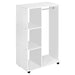 HOMCOM Open Wardrobe Cabinet White