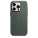 Apple - Back cover for mobile phone - MagSafe compatibility - microtwill, FineWoven - evergreen - for iPhone 15 Pro