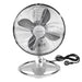 igenix Desk Fan DF1250 40 W 12 inch Silver 3 Speed Settings 59 x 39 x 56 cm