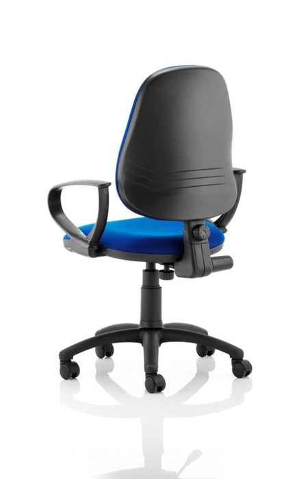 Dynamic Permanent Contact Backrest High Back Task Operator Chair Without Arms Eclipse I Bergamot Cherry Seat