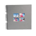 Exacompta Milano Photo Album Spiral Hardback Paper 33 x 35 x 3.3 cm Grey