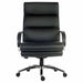 Samson Heavy Duty Leather Look Executive Office Chair Black - 6968