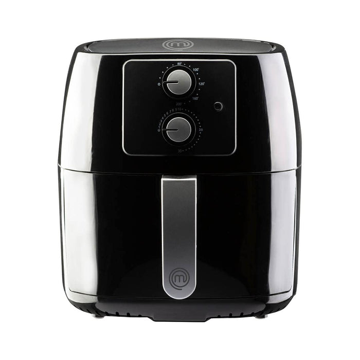 MasterChef Air Fryer Non-Stick PTFE coating 4.5L UK Black, Silver